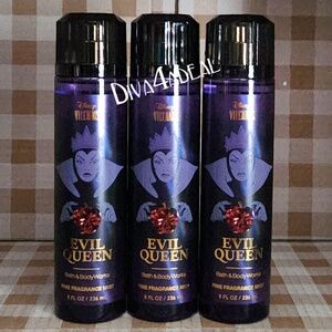 3X Bath & Body Works X Disney Villains EVIL QUEEN Mist Sprays